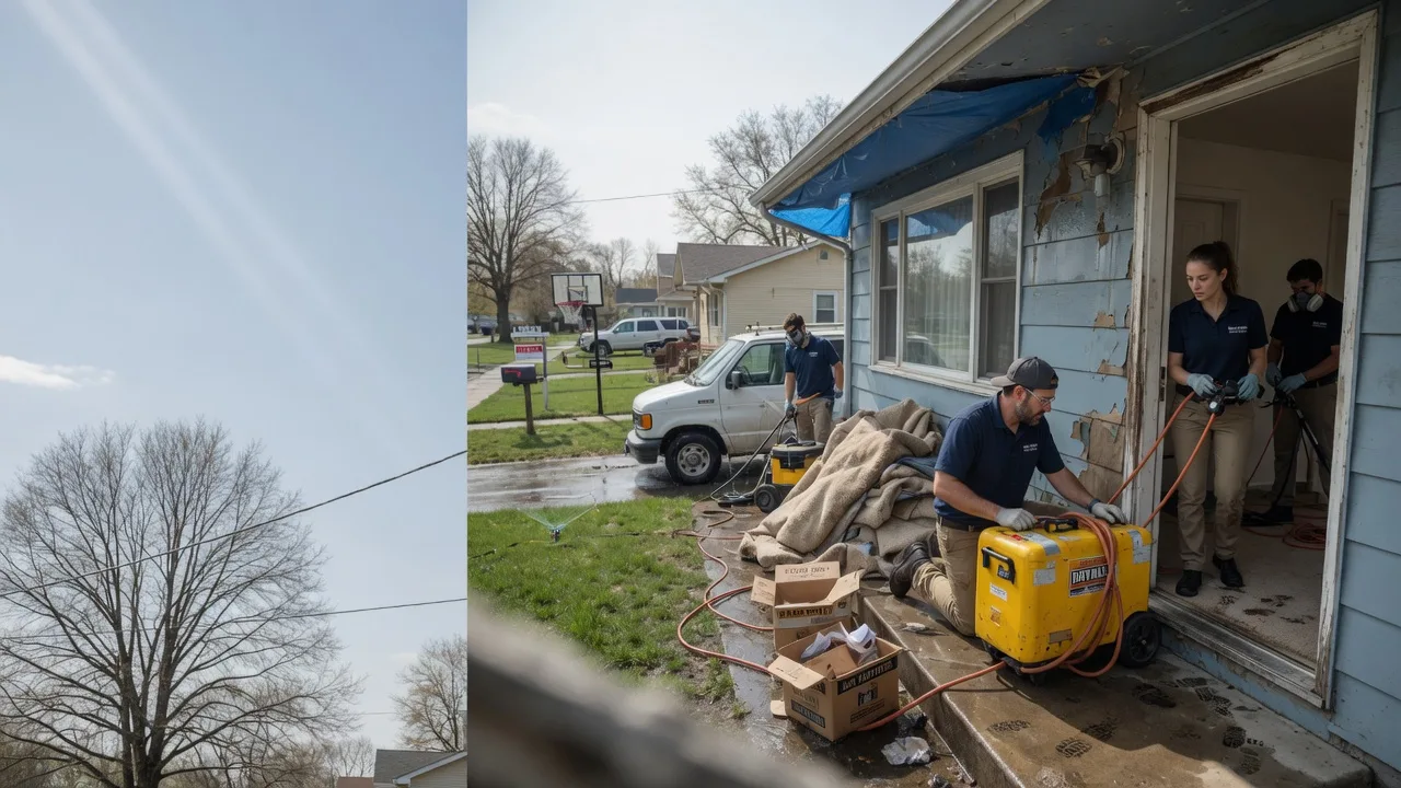 Basement Flood Cleanup in Topeka, IL near me